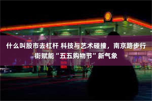 什么叫股市去杠杆 科技与艺术碰撞，南京路步行街赋能“五五购物节”新气象