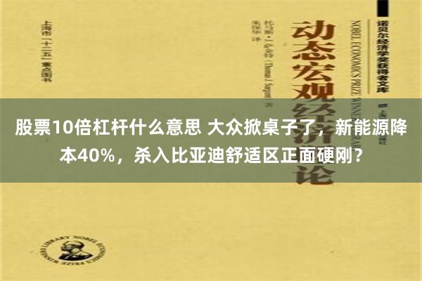 股票10倍杠杆什么意思 大众掀桌子了，新能源降本40%，杀入比亚迪舒适区正面硬刚？