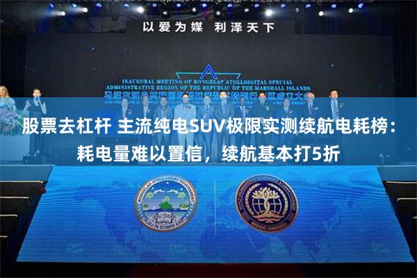 股票去杠杆 主流纯电SUV极限实测续航电耗榜：耗电量难以置信，续航基本打5折