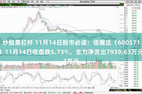 炒股票杠杆 11月14日股市必读：信雅达（600571）11月14日收盘跌5.73%，主力净流出7939.63万元